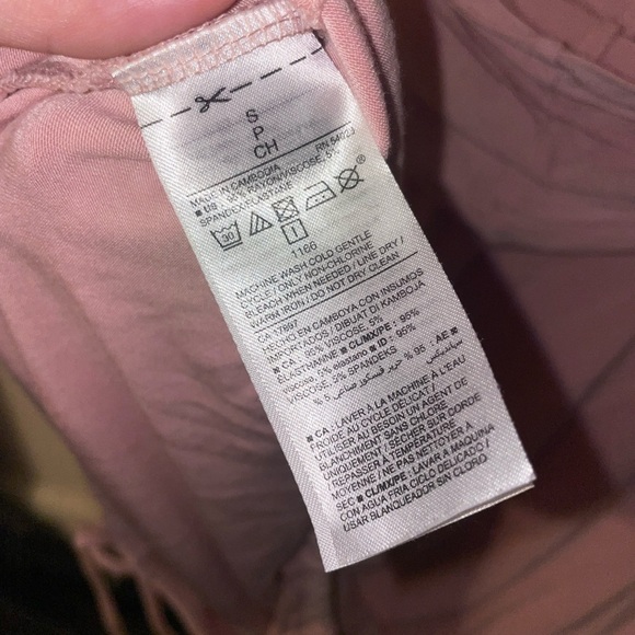 Old navy pink long sleeve shirt hooded drawstring light weight - Picture 7 of 8